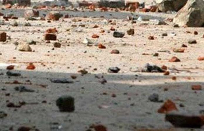 stone-pelting