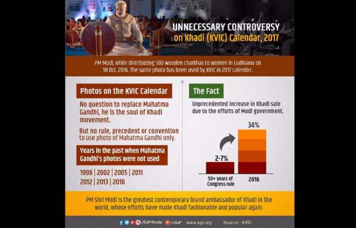 bjp-on-khadi