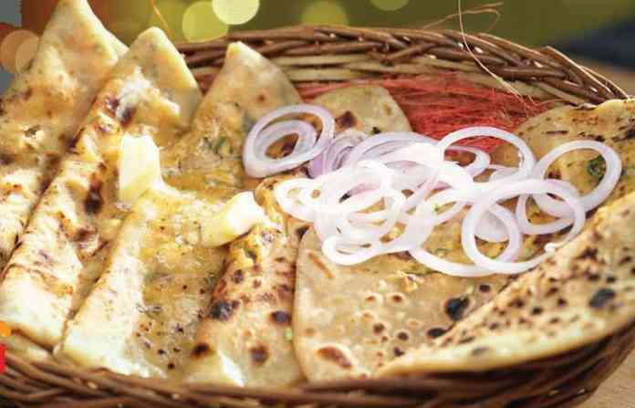 cheez-paratha