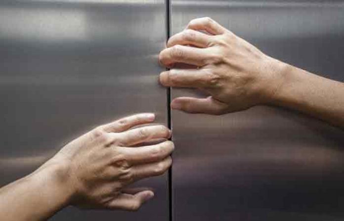 caught-in-lift