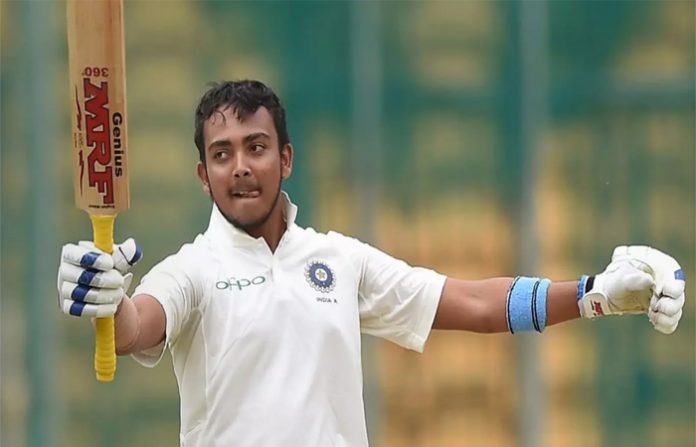 prithvi-shaw-test