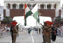 beating the retreat at wagah attari border