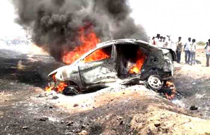 burning-car
