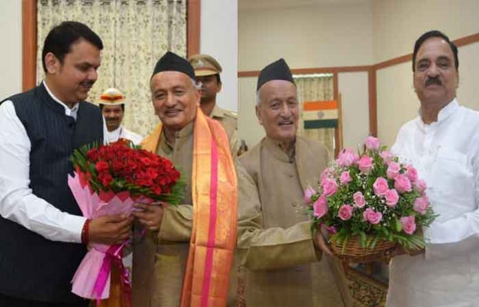 CM devendra fadanvis diwakar raote meets Governor CM devendra fadanvis diwakar raote meets Governor