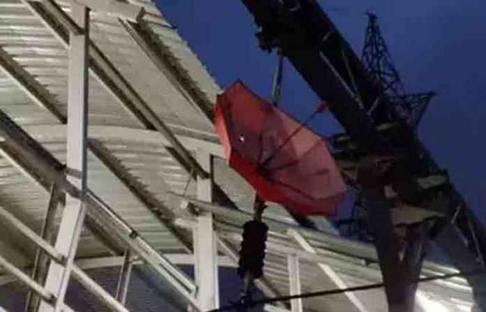 umbrella-on-railway