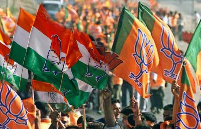 congress-bjp-flag