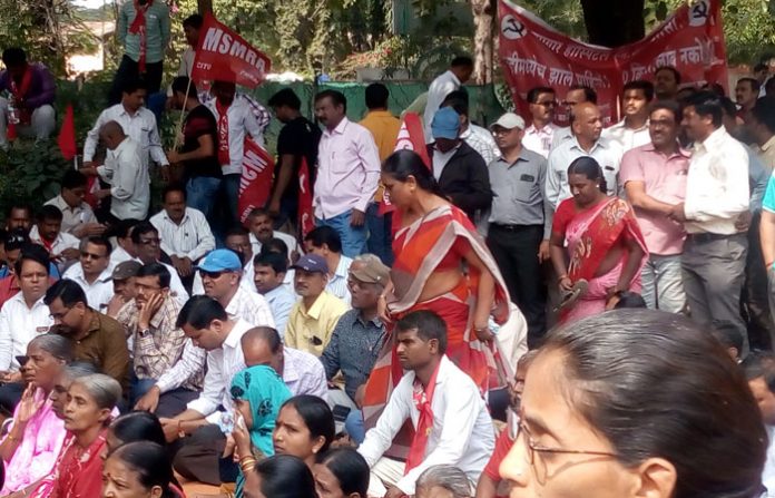 nagar-worker-protest