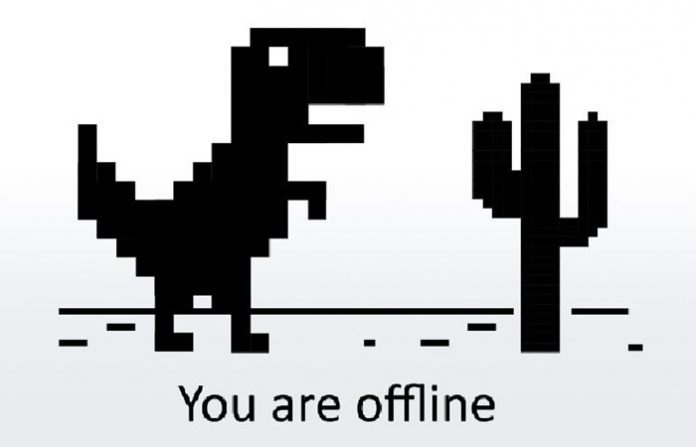 Se non c’è connessione a Internet, perché un cucciolo di dinosauro appare su Google Chrome?