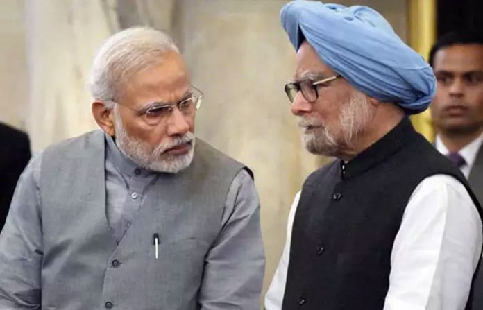 modi-monmohan-singh