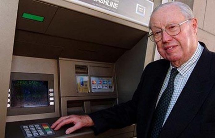 ATM inventor JohJohn adrian shepherd barron