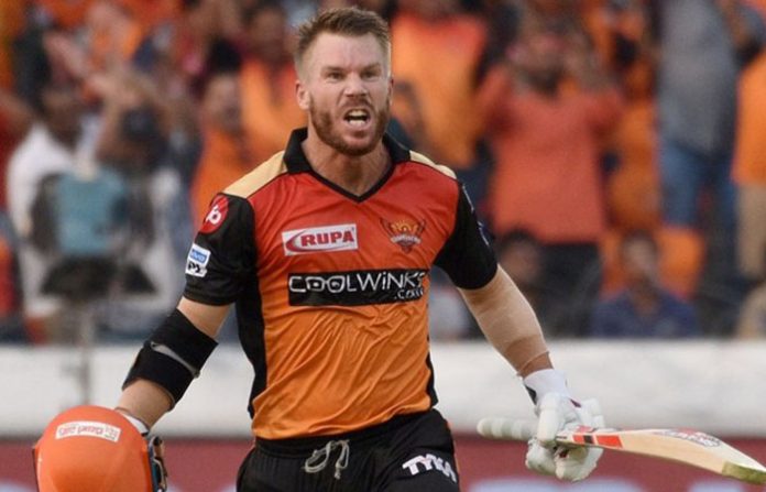 Hyderabad: Sunrisers Hyderabad's David Warner celebrates his century during the 11th IPL 2019 match between Sunrisers Hyderabad and Royal Challengers Bangalore at Rajiv Gandhi International Stadium in Hyderabad on March 31, 2019. (Photo: IANS)