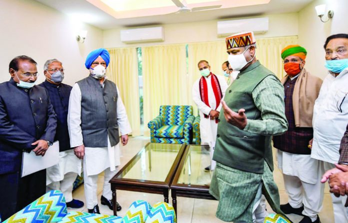 Inauguration of flats for MPs
