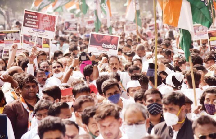 congress-protest-mumbai