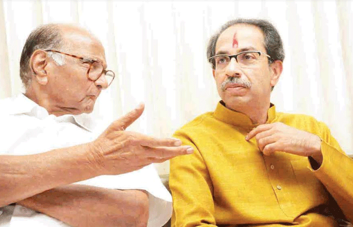 शरद पवार–उद्धव ठाकरे भेट; सुमारे दोन तास चर्चा