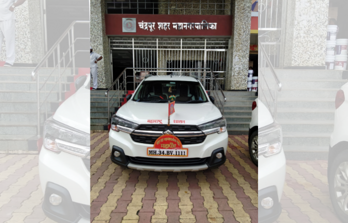 chandrapur-mayor-car-vip-number