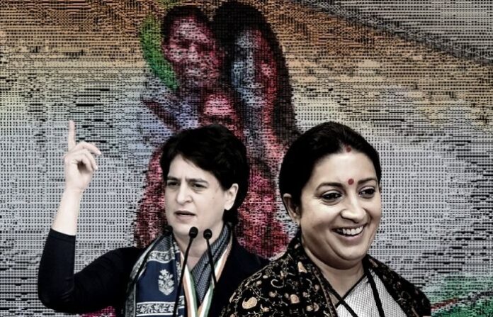 Smriti irani and Priyanka gandhi