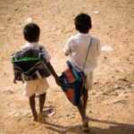 शाळा गाठण्यासाठी विद्यार्थांची चार किलोमीटर फरफट, वाड्याच्या निशेत रस्त्याला भगदाड; एसटी सेवा ठप्प