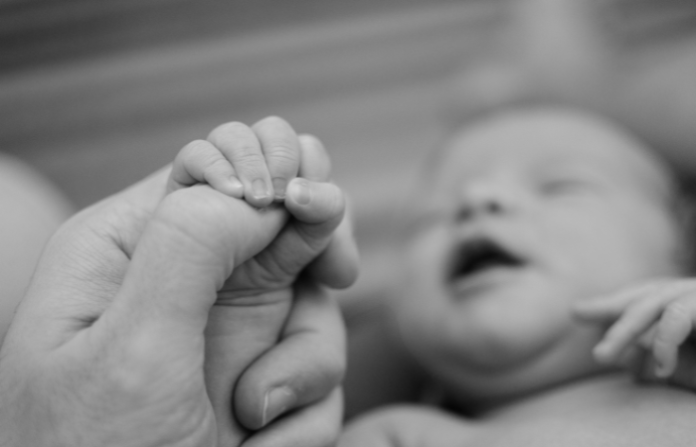 Mother with infant