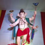 tissue paper ganesh idol