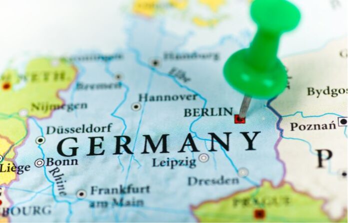 Germany on map