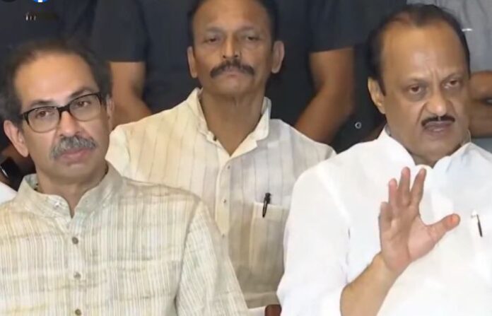 Uddhav Thackeray Ajit Pawar