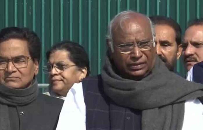Congress chief Mallikarjun Kharge Congress chief Mallikarjun Kharge