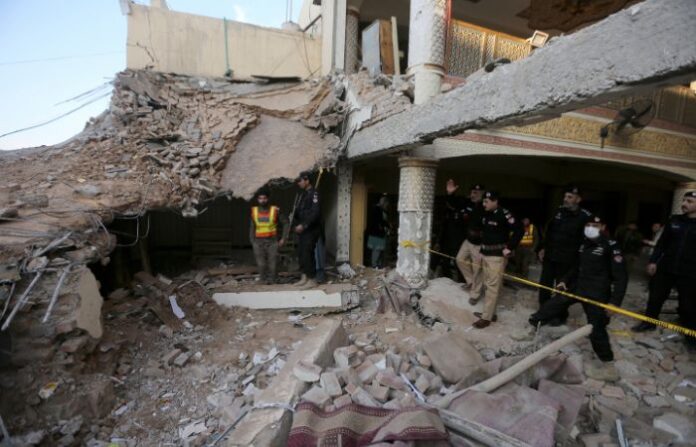 Peshawar mosque blast
