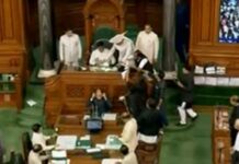 loksabha-opposition-mp-in-black dress paper