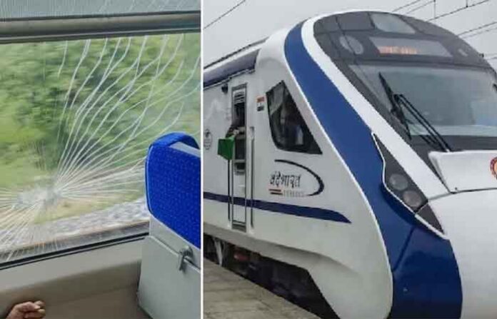 vande-bharat-train-stone-thrown-lucknow-to-gorakhpur-train