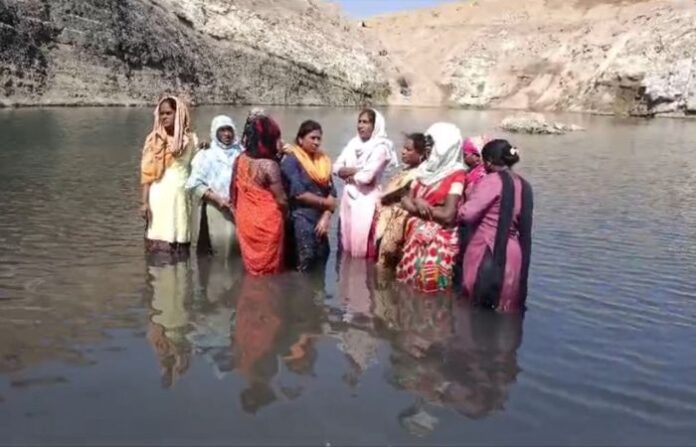 Karnataka Coal barajna village protest