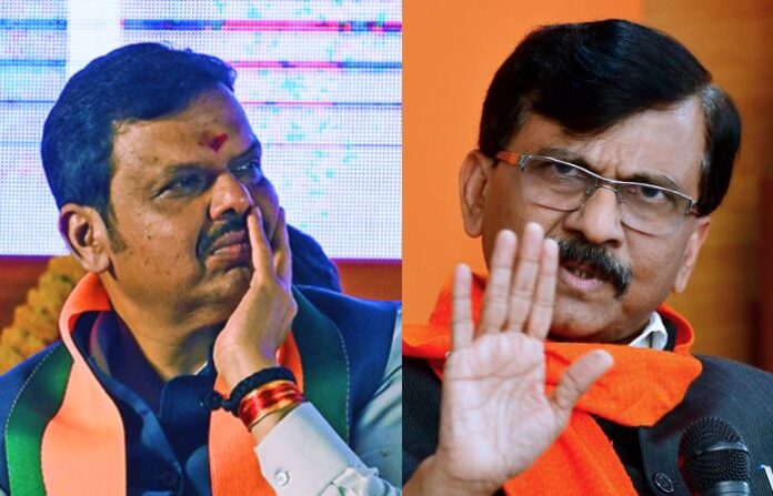 SANJAY RAUT DEVENDRA FADNAVIS