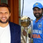 Shahid Afridi And Rohit Sharma