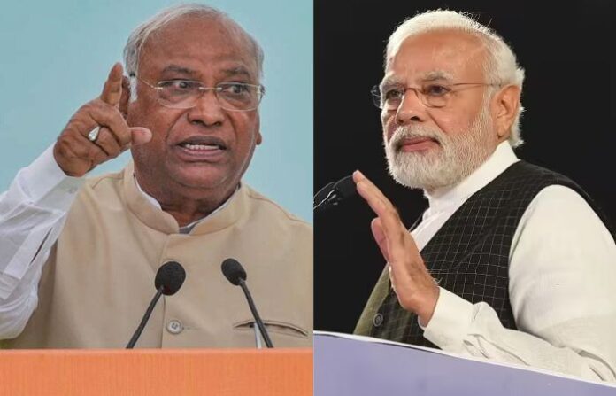 pm modi mallikarjun kharge