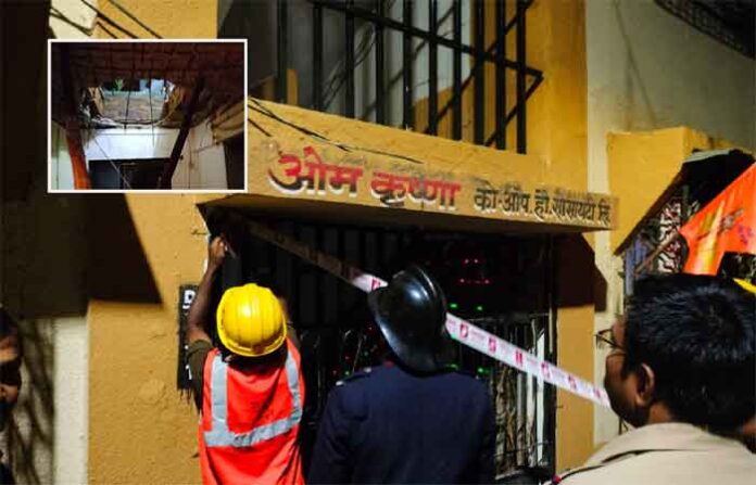 thane Portion of building collapses thane Portion of building collapses