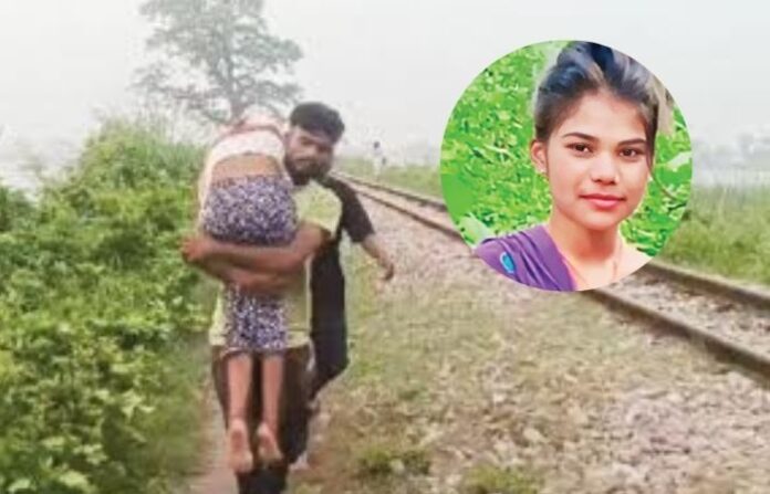 lakhimpur uttar pradesh brothers carrying sisters body on shoulder