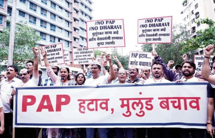 mulun residents protest against pap