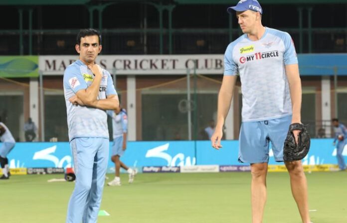 Gautam Gambhir And Morney Morkel (1)