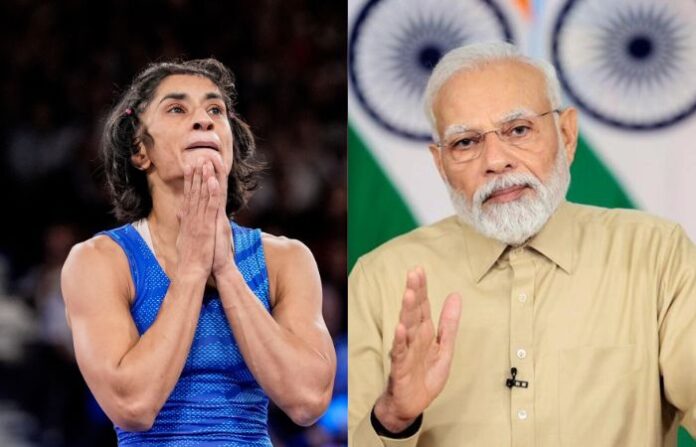 narendra modi on disqualification on vinesh phogat