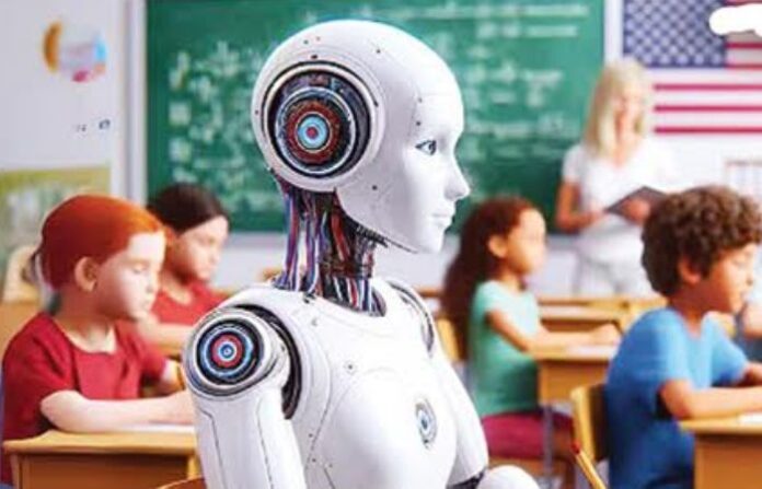 robot in school