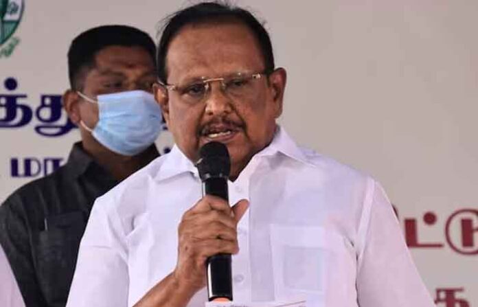 amil Nadu minister S Regupathy. amil Nadu minister S Regupathy.
