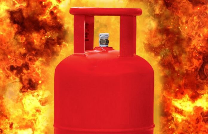 cylinder explosion