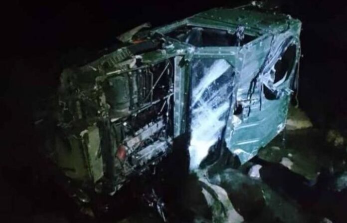 jammu army van accident