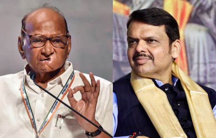 sharad pawar vs devendra fadanvis