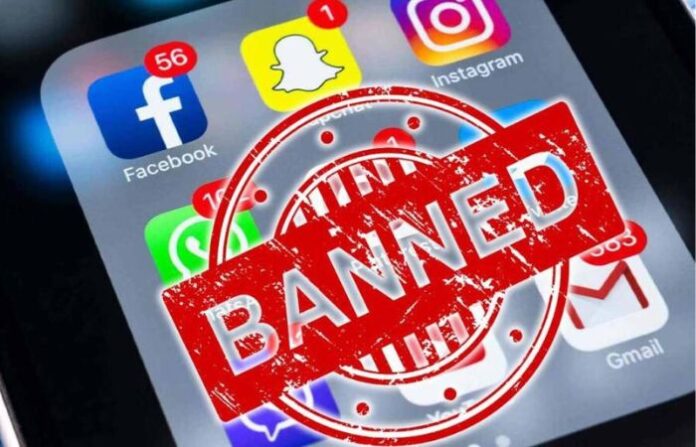 social media ban