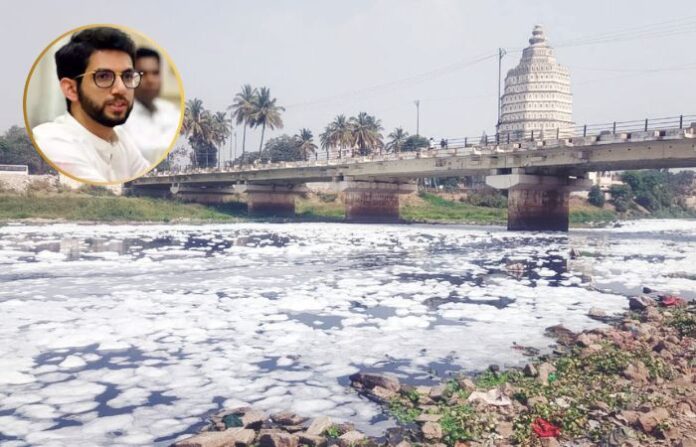 Aaditya Thackeray on Indrayani river