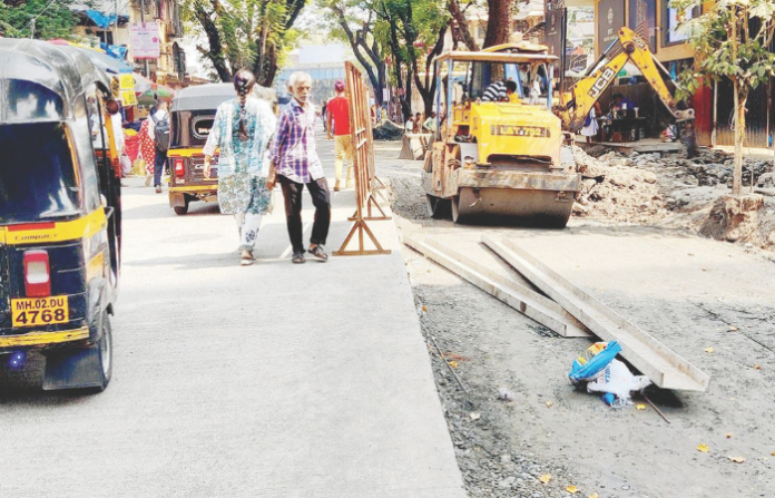 road work in mumbai