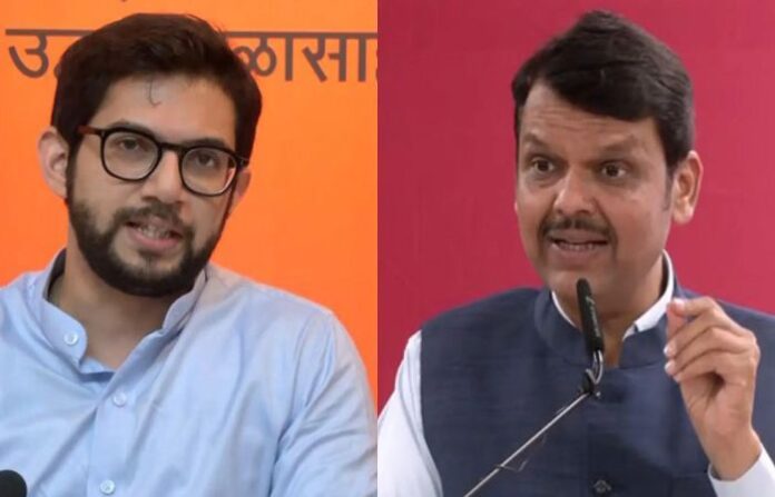 aditya thackeray and fadanvis