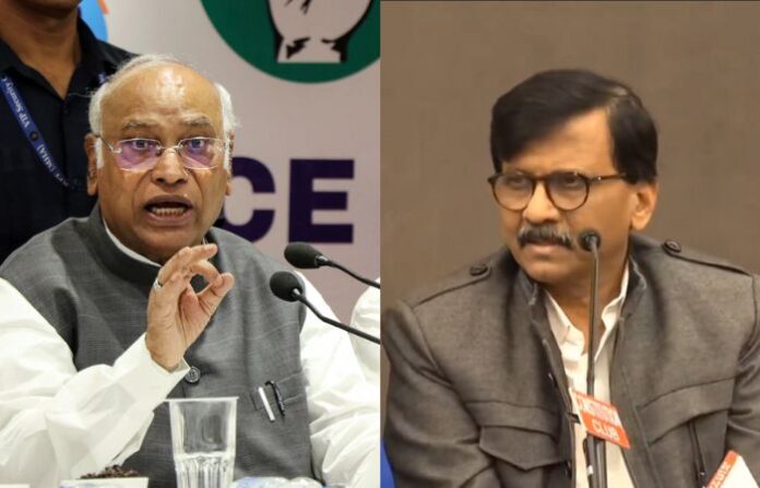 sanjay raut and mallikarjun kharge
