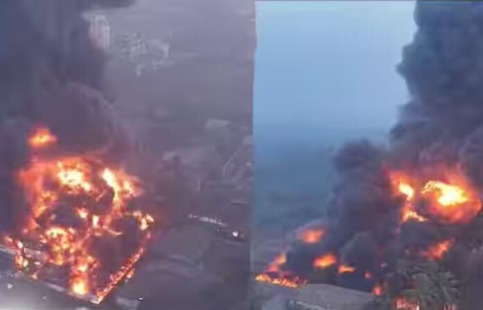 tarapur fire