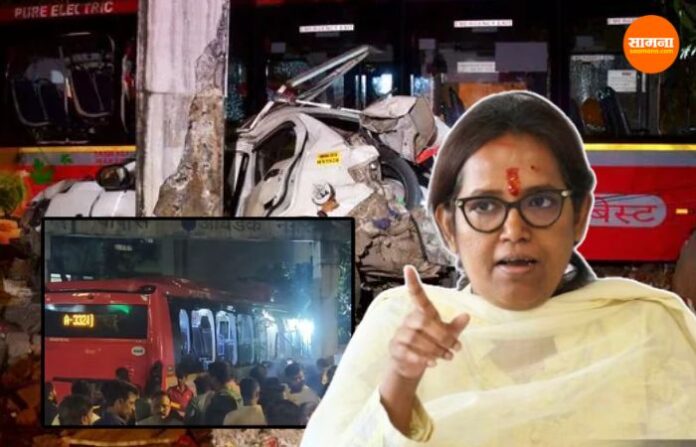 varsha gaikwad on kurla bus accident